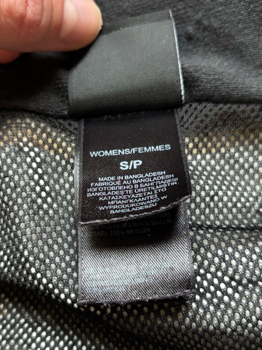 The North Face Womens Rain Jacket Hooded Wind Black Size S/P - Picture 4 of 8